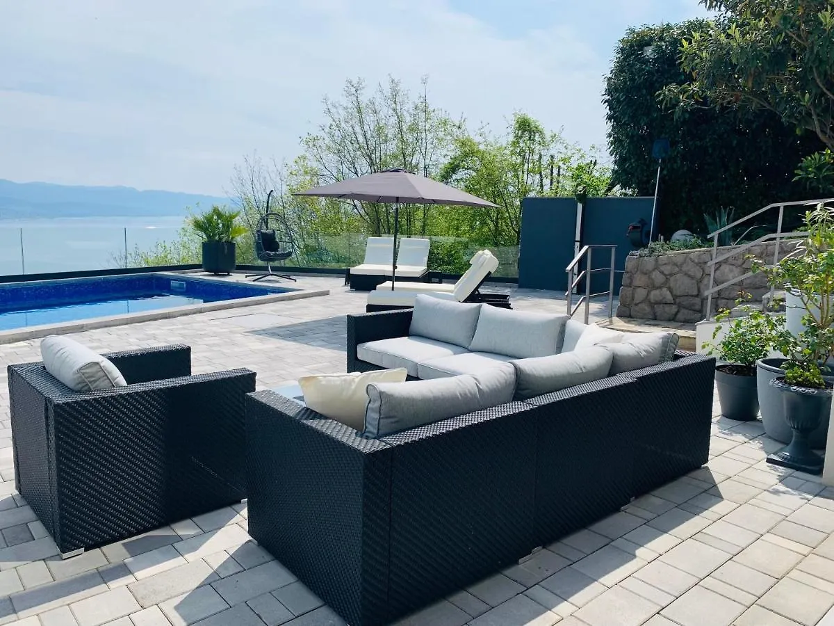 Villa White Pearl Opatija Haus A Mit Meerblick Und Pool Veprinac